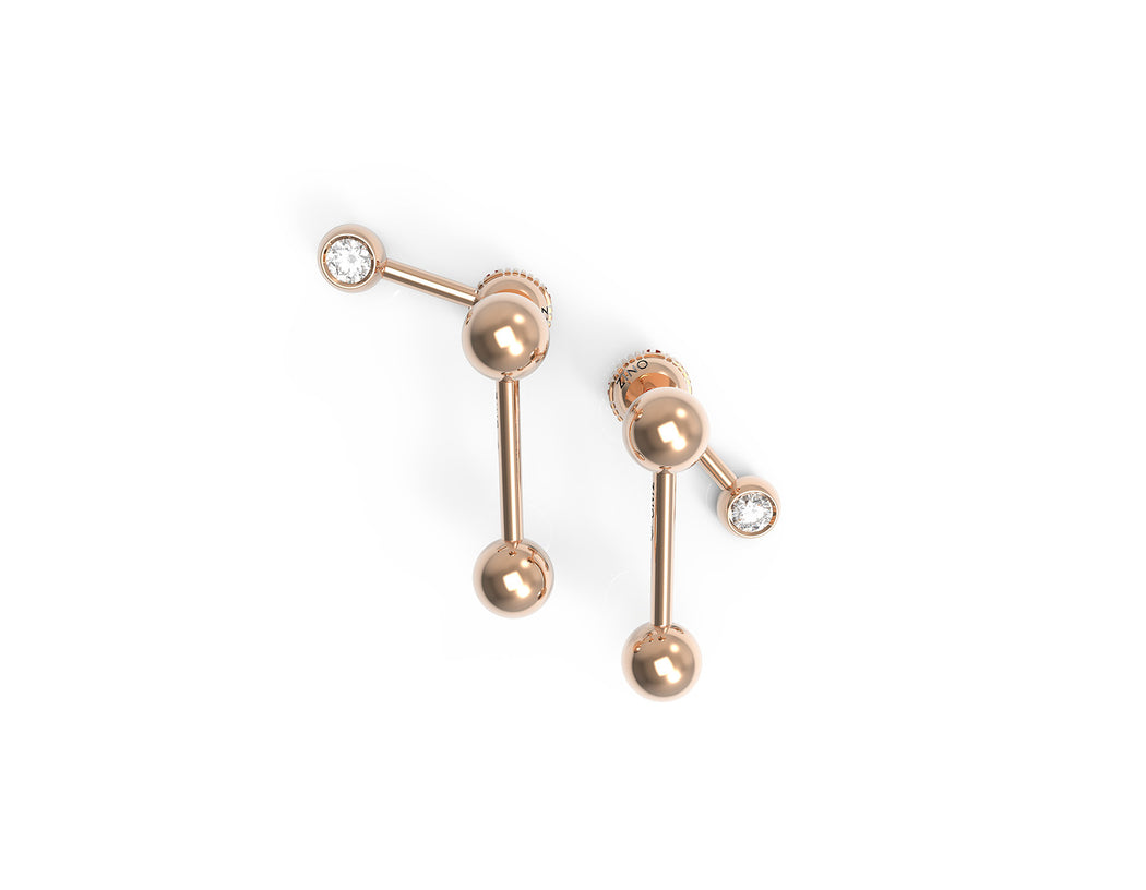 Quantum Diamond Earrings