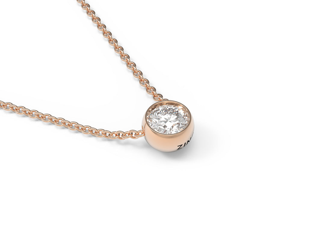 Single Diamond Necklace