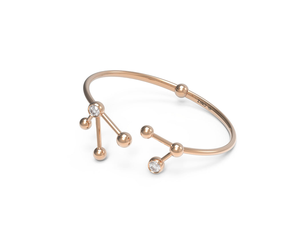 Bent Open Diamond Bracelet